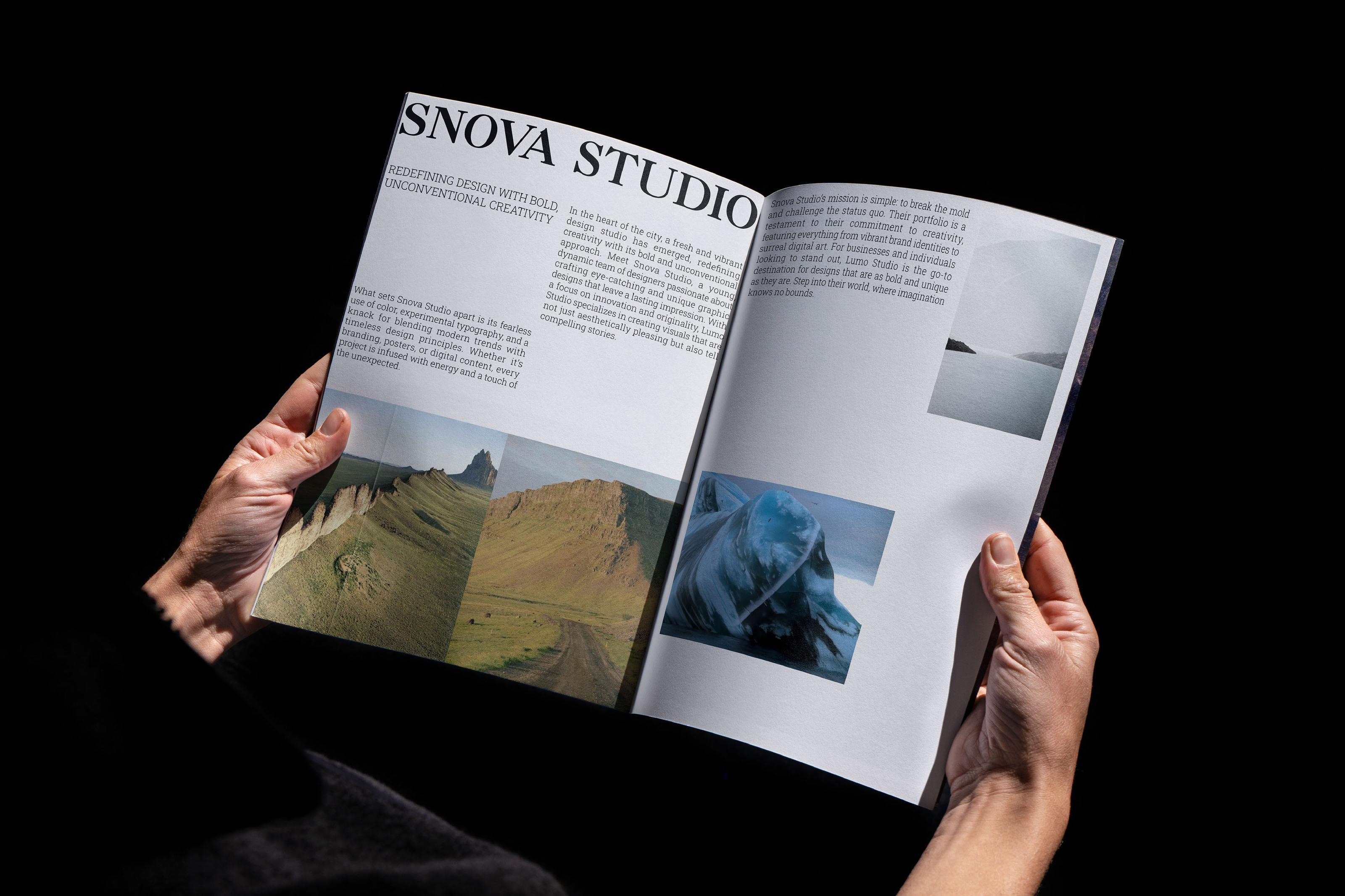 Editorial fintech branding and visual identity